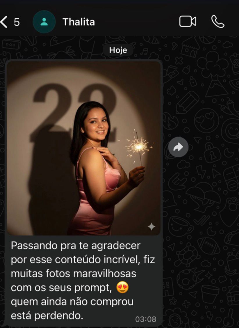 Prova social de cliente 1